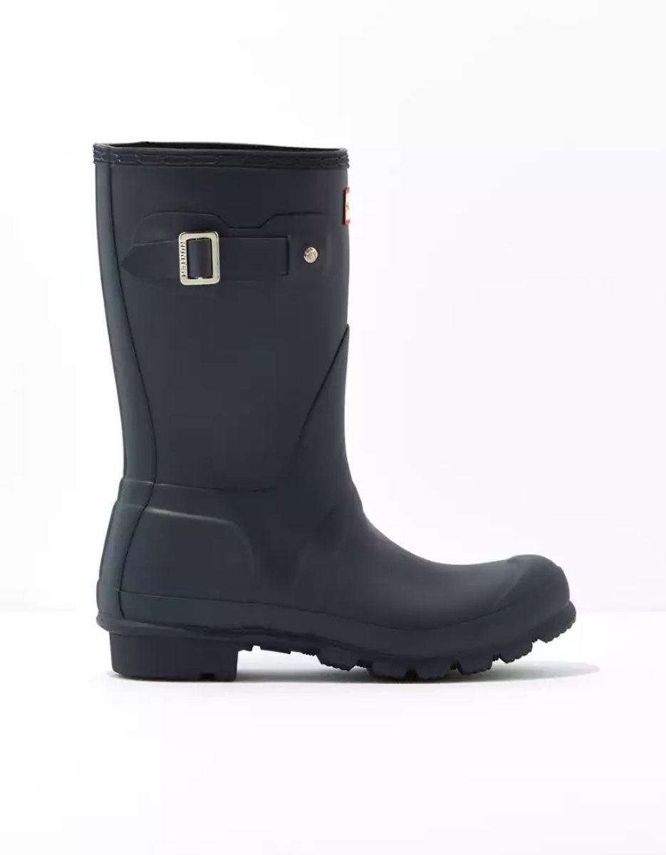 Bottes American Eagle Hunter Original Corta Rain Bleu Marine Femme | OVC-01936194